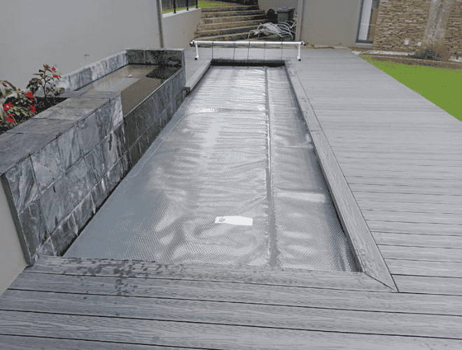 Grey Solar Pool Cover Enviro Bubble